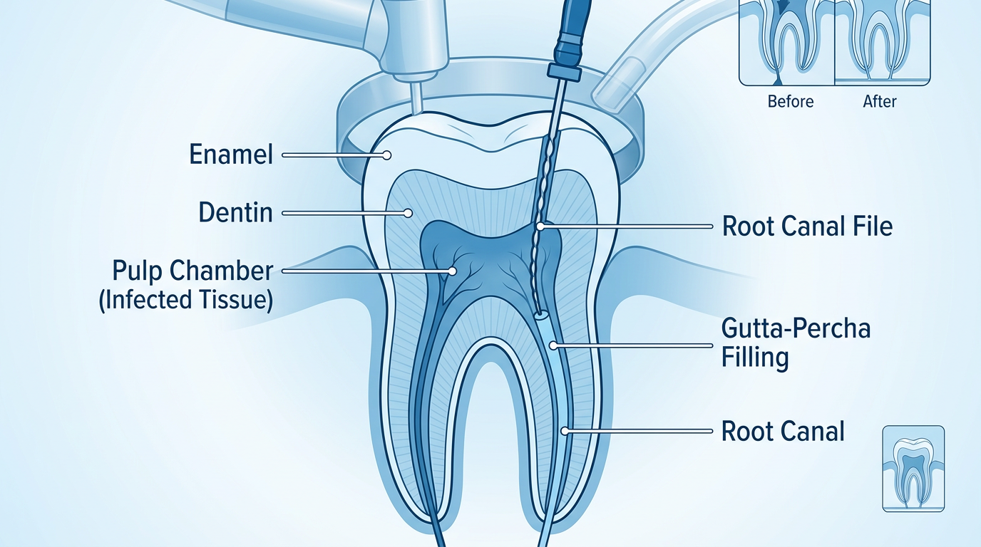 Kanal Tedavisi Ne Zaman Gerekli? Süreç, Ağrı ve Fethiye'de Uygulama